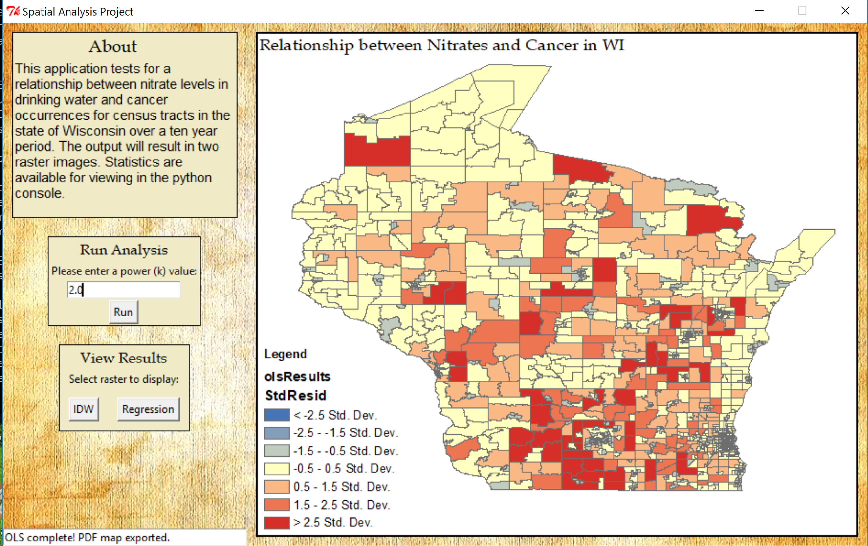 Spatial Analysis