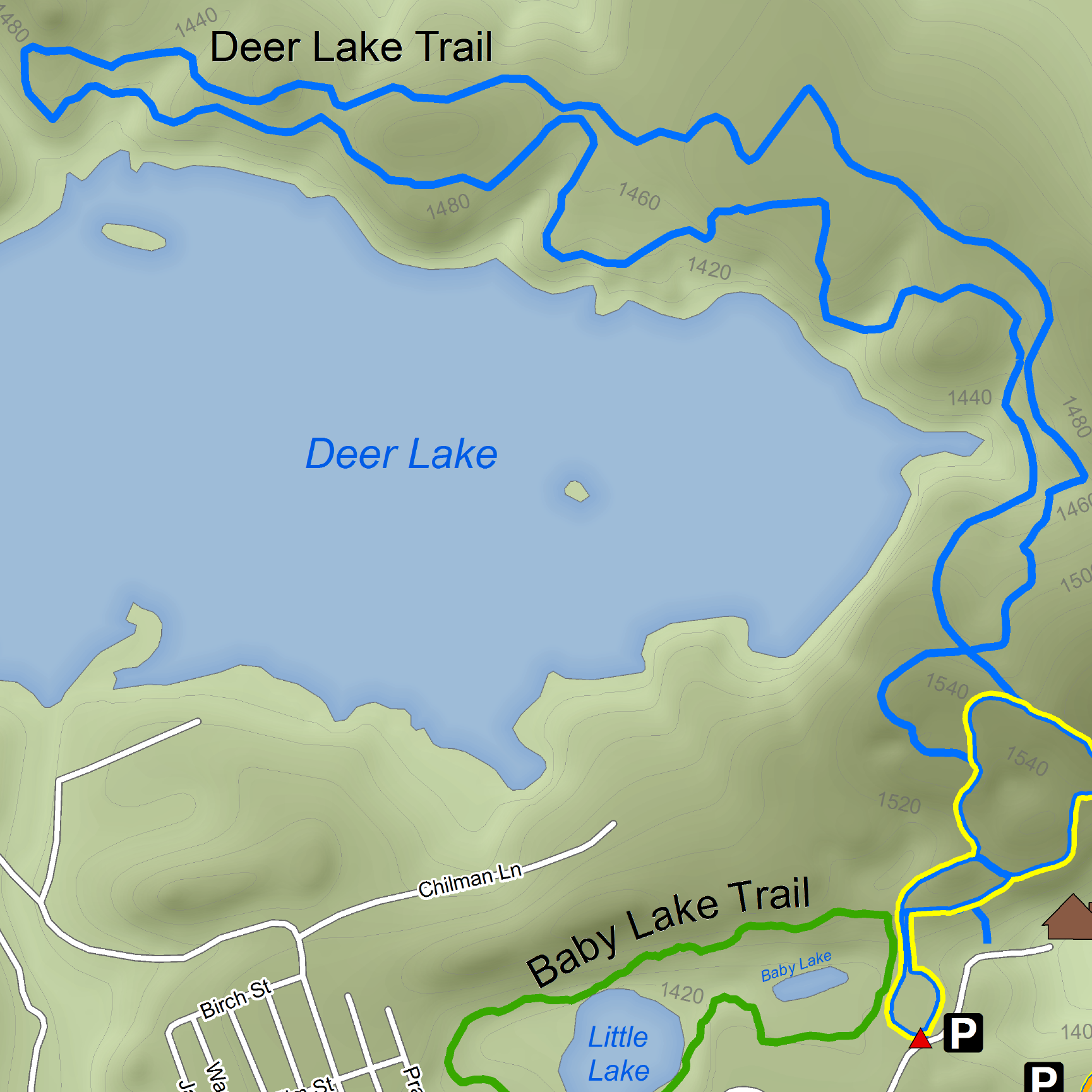 Al Quaal Recreation Area Map